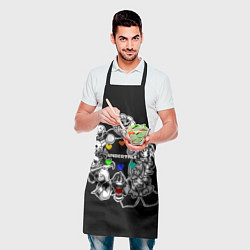 Фартук кулинарный Undertale 2, цвет: 3D-принт — фото 2