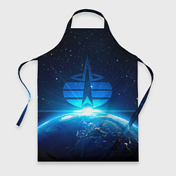 Фартук кулинарный Космические войска, цвет: 3D-принт