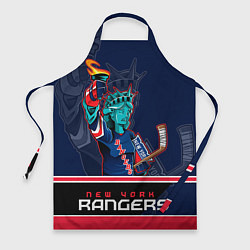 Фартук кулинарный New York Rangers, цвет: 3D-принт