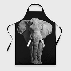 Фартук кулинарный Старый слон, цвет: 3D-принт