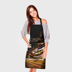 Фартук кулинарный Улицы Лондона, цвет: 3D-принт — фото 2