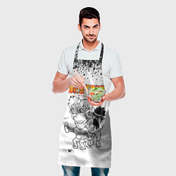Фартук кулинарный Доктор Стоун персонажи, цвет: 3D-принт — фото 2