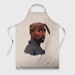 Фартук кулинарный Tupac Shakur, цвет: 3D-принт