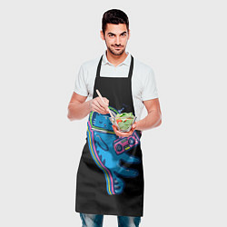 Фартук кулинарный Космокот 1, цвет: 3D-принт — фото 2