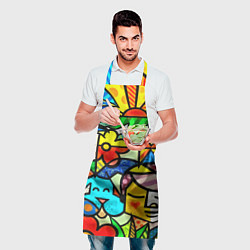 Фартук кулинарный Картинка-мозаика, цвет: 3D-принт — фото 2