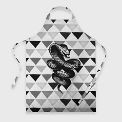 Фартук кулинарный Snake Geometric, цвет: 3D-принт