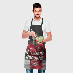 Фартук кулинарный Криштиану Роналду, цвет: 3D-принт — фото 2