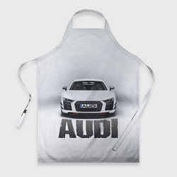 Фартук кулинарный Audi серебро, цвет: 3D-принт