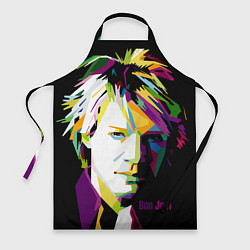 Фартук кулинарный Jon Bon Jovi Art, цвет: 3D-принт