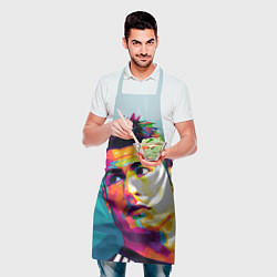 Фартук кулинарный Cristiano Ronaldo Art, цвет: 3D-принт — фото 2