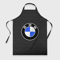 Фартук кулинарный BMW CARBON БМВ КАРБОН, цвет: 3D-принт