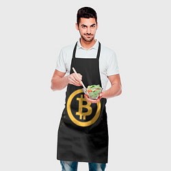 Фартук кулинарный Bitcoin Master, цвет: 3D-принт — фото 2