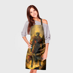 Фартук кулинарный Dark Souls: Flame Knight, цвет: 3D-принт — фото 2
