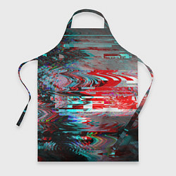 Фартук кулинарный Glitch effect, цвет: 3D-принт