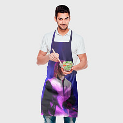 Фартук кулинарный Lil Pump: Neon Style, цвет: 3D-принт — фото 2