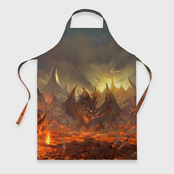 Фартук кулинарный Linage II: Fire Dragon, цвет: 3D-принт