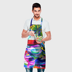 Фартук кулинарный Фантастическая палитра, цвет: 3D-принт — фото 2