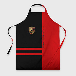 Фартук кулинарный Porsche: Red Sport, цвет: 3D-принт