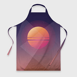 Фартук кулинарный Retro Sunrise, цвет: 3D-принт