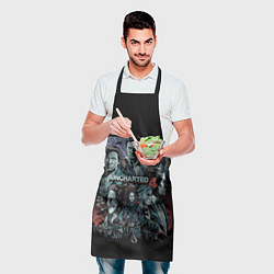Фартук кулинарный Uncharted 4, цвет: 3D-принт — фото 2