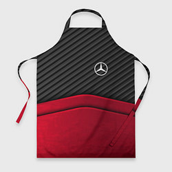 Фартук кулинарный Mercedes Benz: Red Carbon, цвет: 3D-принт