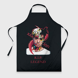 Фартук кулинарный XXXTentacion: RIP Legend, цвет: 3D-принт