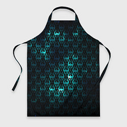 Фартук кулинарный TES: Blue Pattern, цвет: 3D-принт