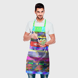 Фартук кулинарный Hentai TV, цвет: 3D-принт — фото 2