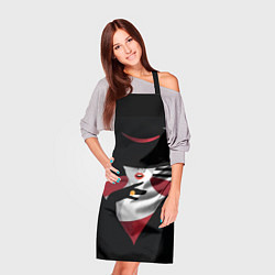 Фартук кулинарный Женщина в шляпе поп-арт, цвет: 3D-принт — фото 2