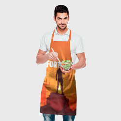 Фартук кулинарный Fortnite, цвет: 3D-принт — фото 2