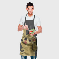Фартук кулинарный Pikachu, цвет: 3D-принт — фото 2