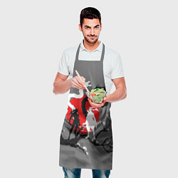Фартук кулинарный Битва драконов, цвет: 3D-принт — фото 2