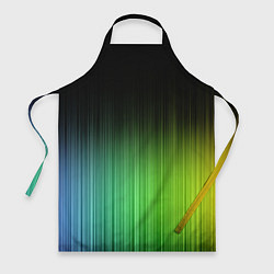 Фартук кулинарный Неоновые полосы - Минимализм, цвет: 3D-принт