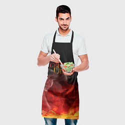 Фартук кулинарный Сектор Газа, цвет: 3D-принт — фото 2