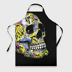 Фартук кулинарный Graffiti - Skull, цвет: 3D-принт