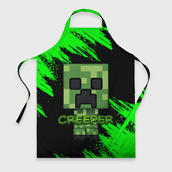 Фартук кулинарный MINECRAFT CREEPER, цвет: 3D-принт