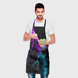 Фартук кулинарный Brawl Stars LEON SHARK, цвет: 3D-принт — фото 2