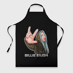 Фартук кулинарный BILLIE EILISH, цвет: 3D-принт