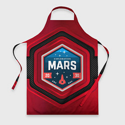 Фартук кулинарный MARS NASA, цвет: 3D-принт