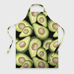 Фартук кулинарный Avocado background, цвет: 3D-принт