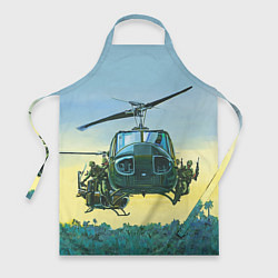 Фартук кулинарный Вертолеты, цвет: 3D-принт
