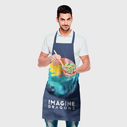 Фартук кулинарный Imagine Dragons, цвет: 3D-принт — фото 2
