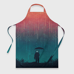 Фартук кулинарный Космический Дождь, цвет: 3D-принт