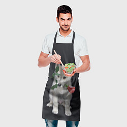 Фартук кулинарный Щенок в подарок, цвет: 3D-принт — фото 2