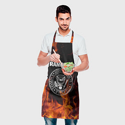 Фартук кулинарный Ramones, цвет: 3D-принт — фото 2