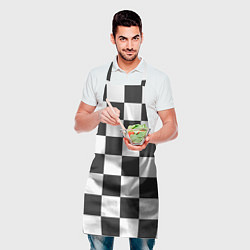 Фартук кулинарный Шахматка, цвет: 3D-принт — фото 2