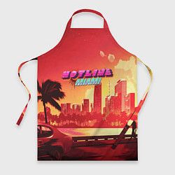 Фартук кулинарный HOTLINE MIAMI, цвет: 3D-принт