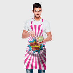 Фартук кулинарный Super Girl, цвет: 3D-принт — фото 2