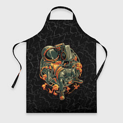 Фартук кулинарный Космическая музыка music, цвет: 3D-принт