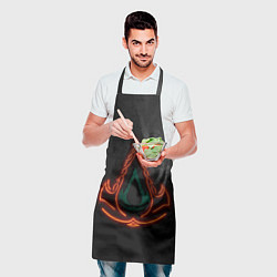 Фартук кулинарный Assassins Creed Valhalla, цвет: 3D-принт — фото 2